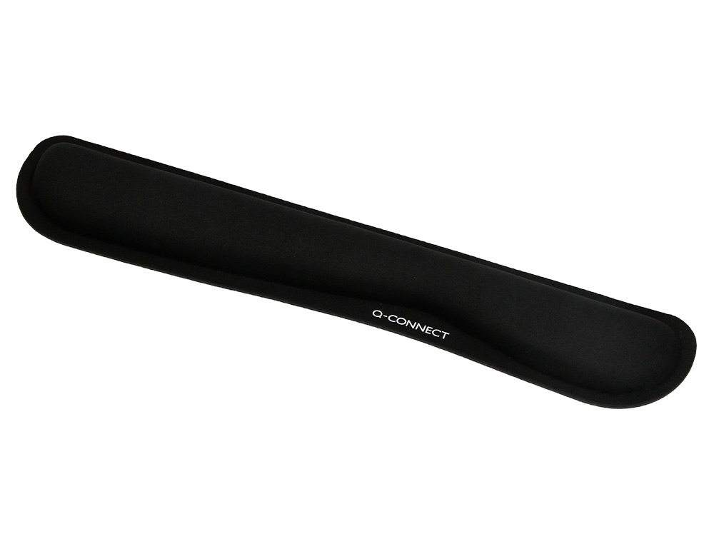 REPOSAMUÑECAS Q-CONNECT MEMORY FOAM PARA TECLADO COLOR NEGRO 460X85X25 MM