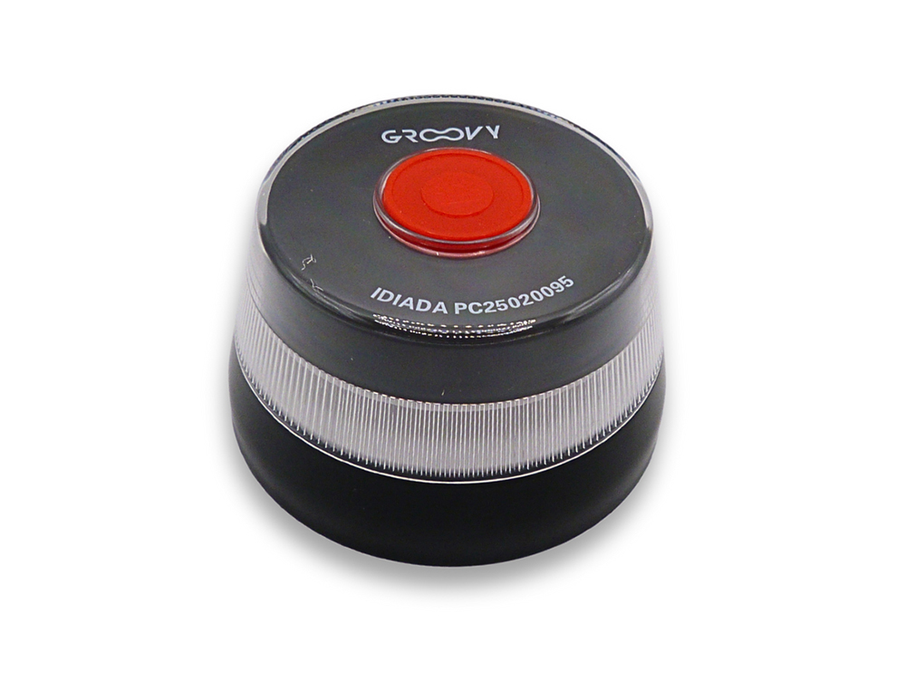 LUZ DE EMERGENCIA V16 BALIZA GEOLOCALIZADA GROOVY HOMOLOGADA DGT COLOR NEGRO