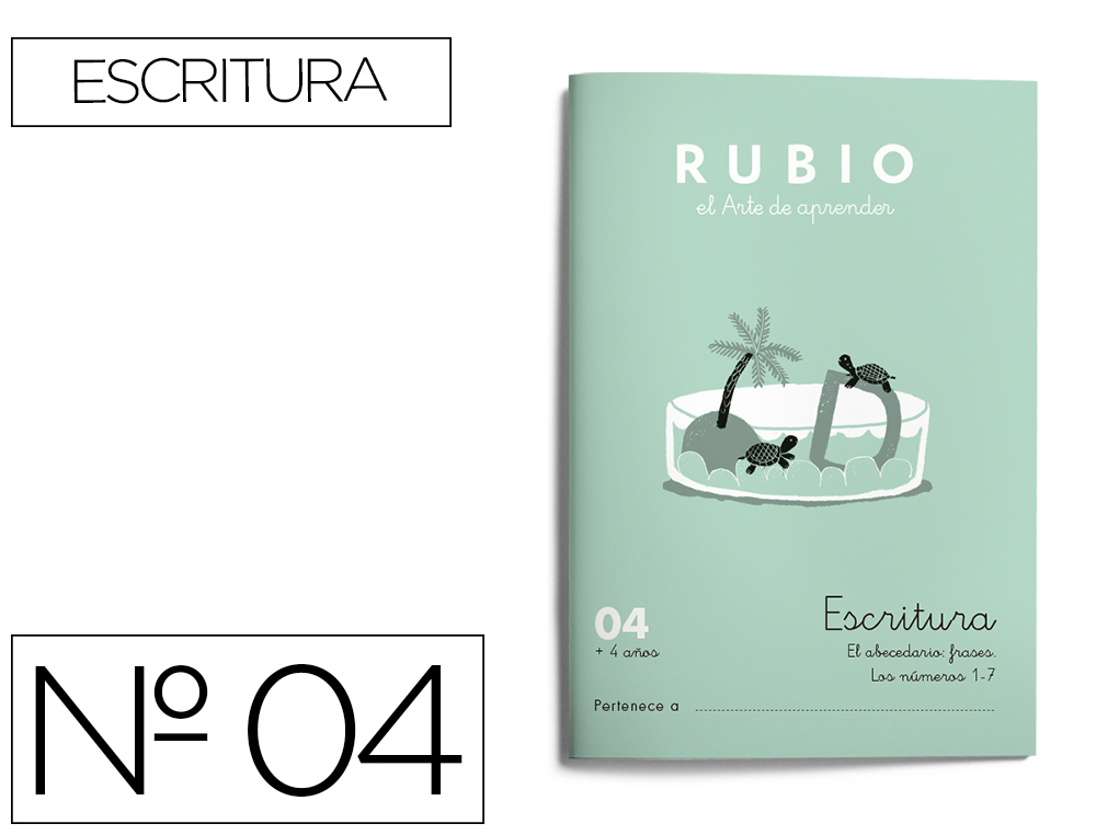 CUADERNO RUBIO CALIGRAFIA N 04