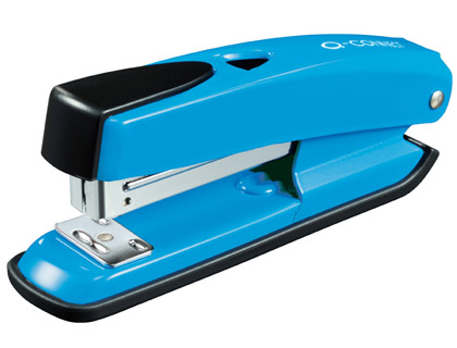 GRAPADORA Q-CONNECT KF02151 PLASTICO ABS AZUL CAPACIDAD 20 HOJAS