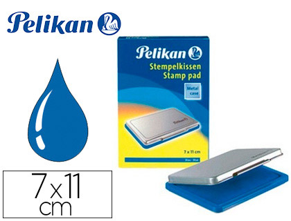 TAMPON PELIKAN Nº2 AZUL 70X110 MM