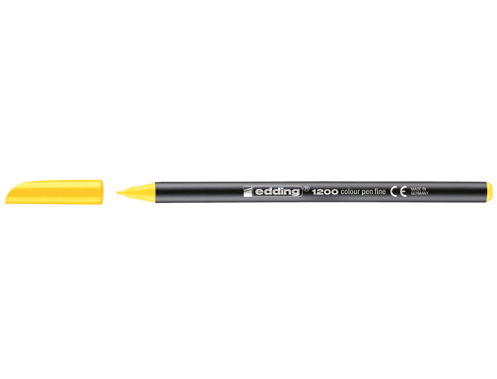 ROTULADOR EDDING PUNTA FIBRA 1200 AMARILLO N.5 PUNTA REDONDA 0.5 MM