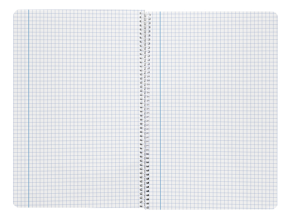 CUADERNO ESPIRAL LIDERPAPEL FOLIO SMART TAPA BLANDA 80H 60GR CUADRO 4MM CON MARGEN COLOR VIOLETA