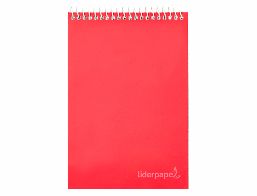 CUADERNO ESPIRAL LIDERPAPEL BOLSILLO DOCEAVO APAISADO WITTY TAPA DURA 80H 75GR CUADRO 4 MM COLORES SURTIDOS