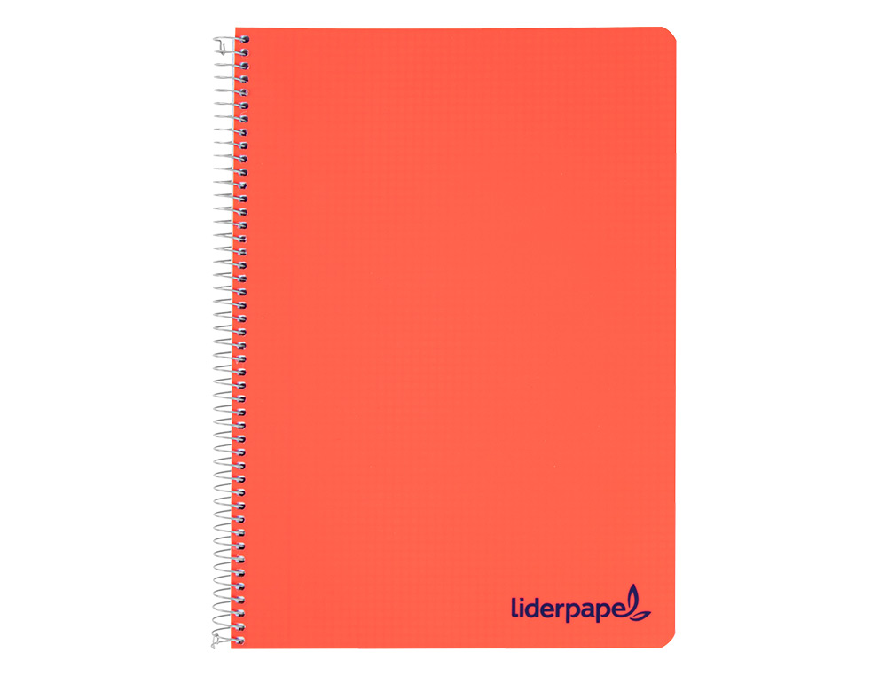 CUADERNO ESPIRAL LIDERPAPEL A4 WONDER TAPA PLASTICO 80H 90GR RAYADO N46 COLORES SURTIDOS