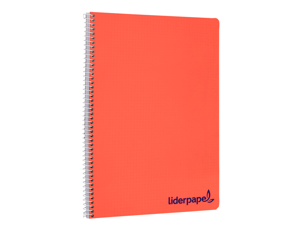 CUADERNO ESPIRAL LIDERPAPEL A4 WONDER TAPA PLASTICO 80H 90GR RAYADO N46 COLORES SURTIDOS