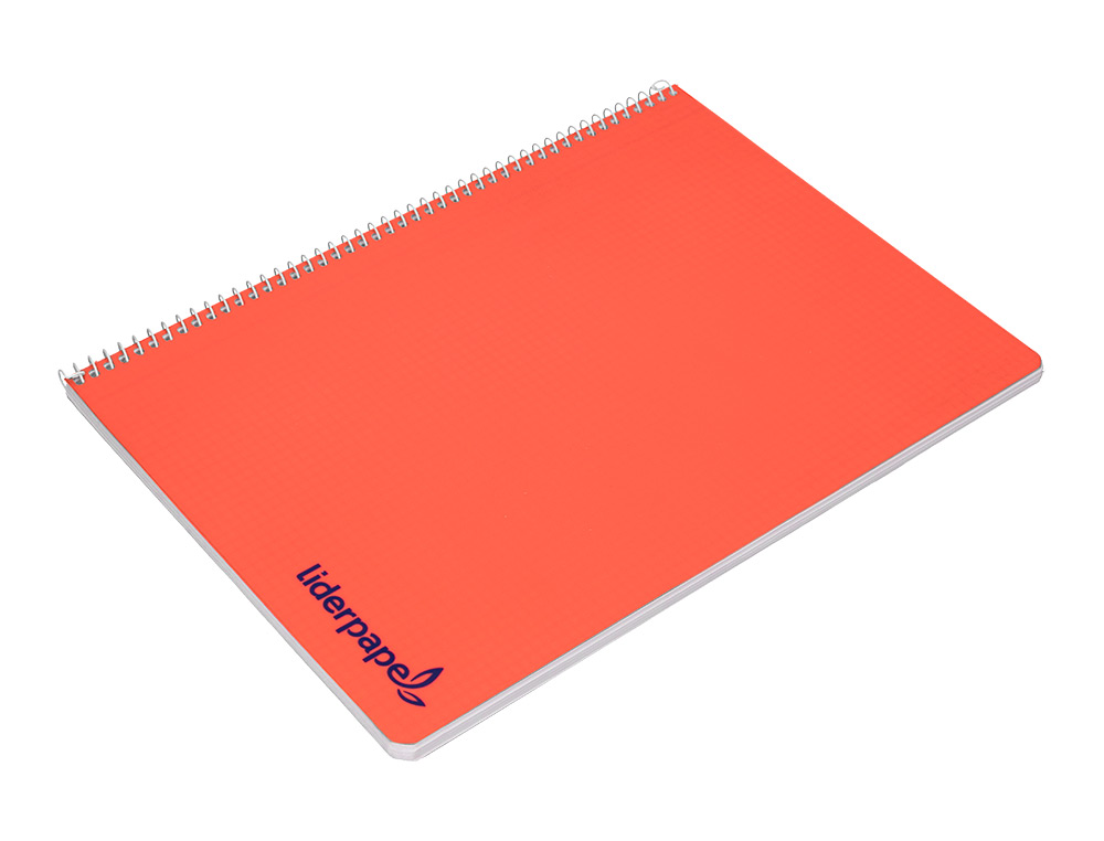CUADERNO ESPIRAL LIDERPAPEL A4 WONDER TAPA PLASTICO 80H 90GR RAYADO N46 COLORES SURTIDOS