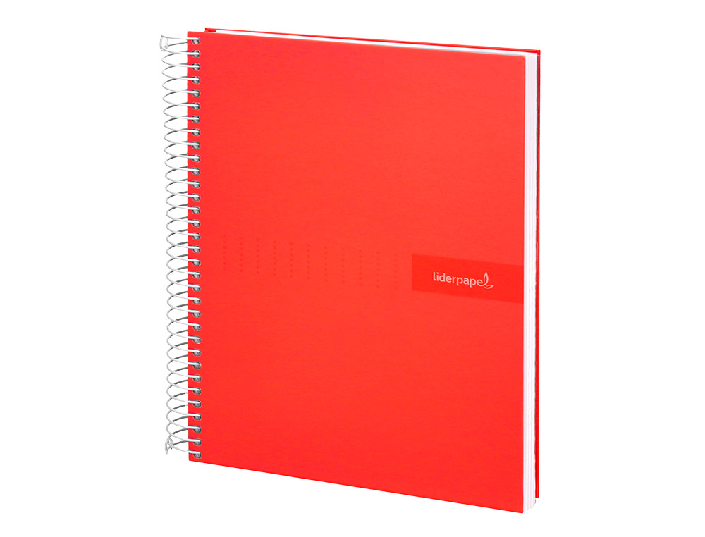 CUADERNO ESPIRAL LIDERPAPEL A5 CRAFTY TAPA FORRADA 80H 90 GR RAYADO HORIZONTAL CON MARGEN COLORES SURTIDOS