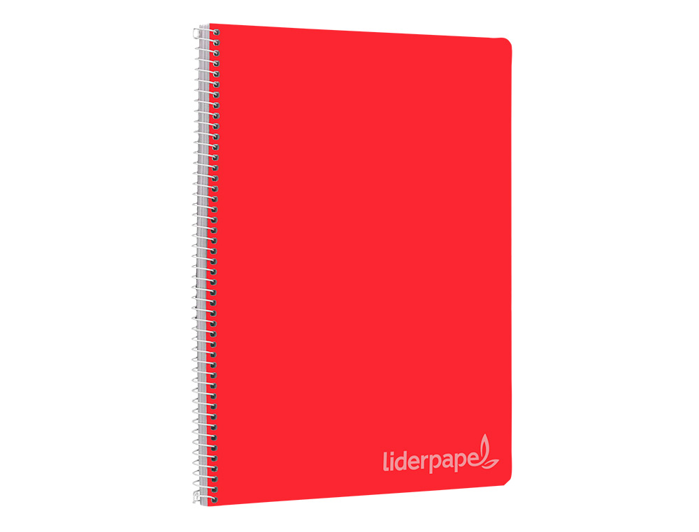 CUADERNO ESPIRAL LIDERPAPEL FOLIO WITTY TAPA DURA 80H 75GR RAYADO HORIZONTAL 8MM CON MARGEN COLORES SURTIDOS