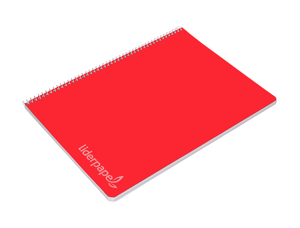 CUADERNO ESPIRAL LIDERPAPEL FOLIO WITTY TAPA DURA 80H 75GR RAYADO HORIZONTAL 8MM CON MARGEN COLORES SURTIDOS