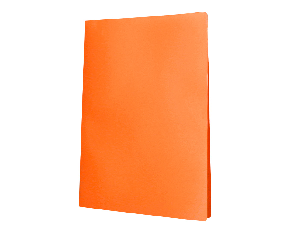 CARPETA LIDERPAPEL ESCAPARATE 40 FUNDAS POLIPROPILENO DIN A4 NARANJA FLUOR OPACO