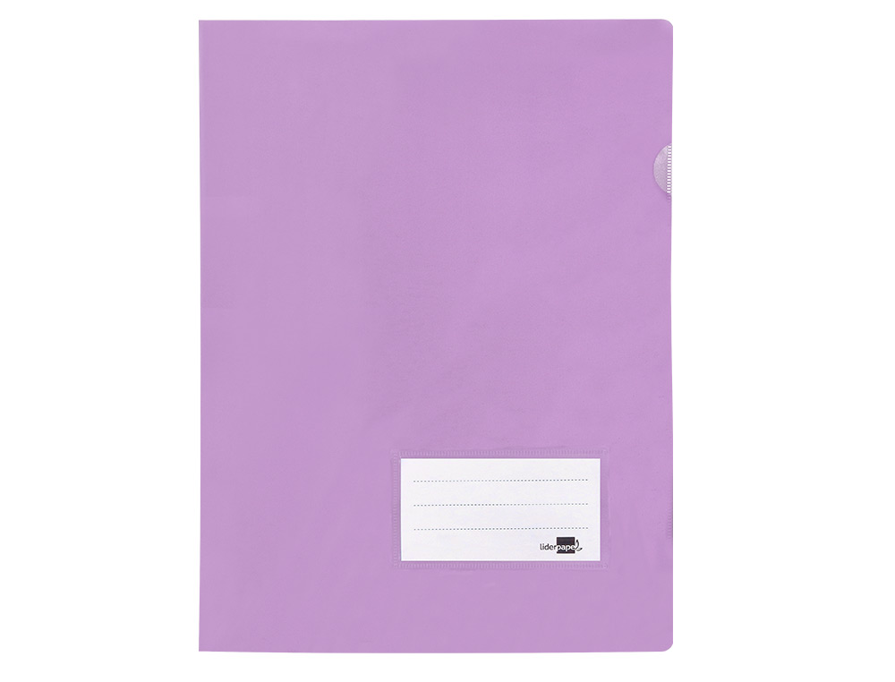 CARPETA LIDERPAPEL DOSSIER A4 UÑERO LAVANDA OPACO