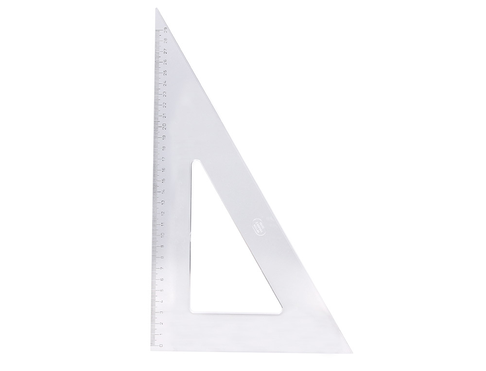 CARTABON LOGAREX 30 CM PLASTICO CRISTAL