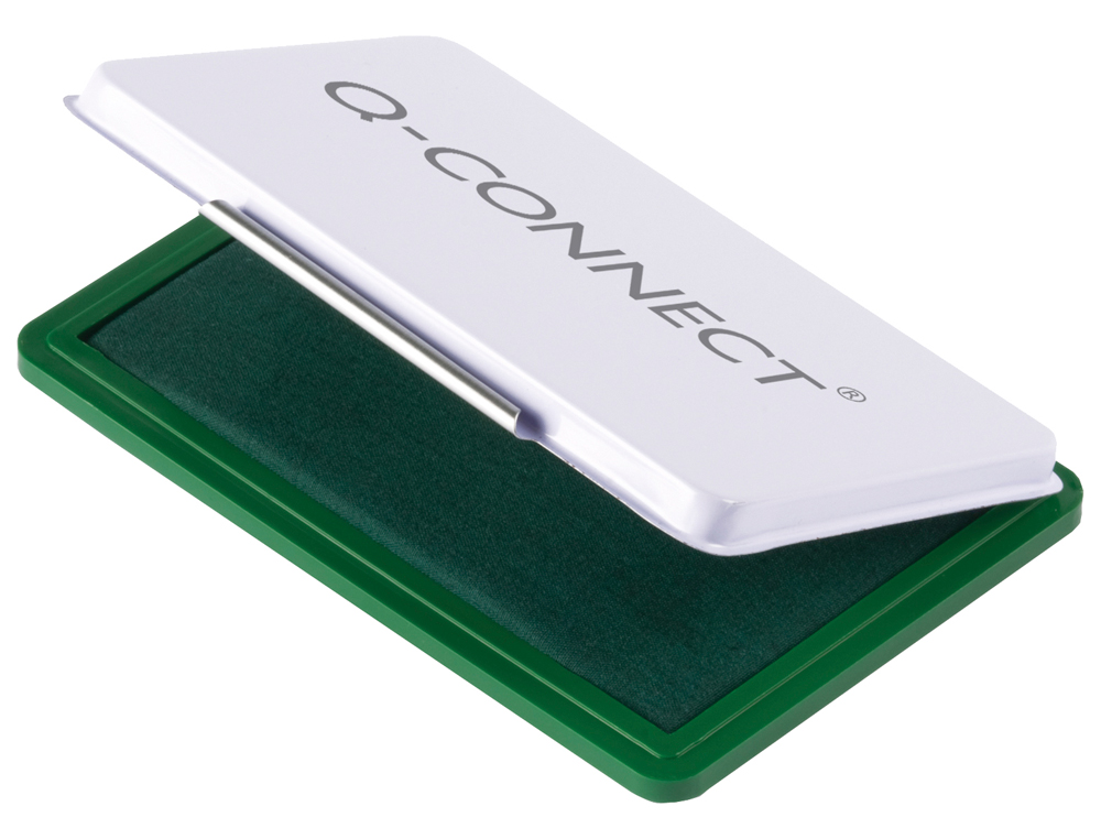 TAMPON Q-CONNECT N1 126X81 MM VERDE