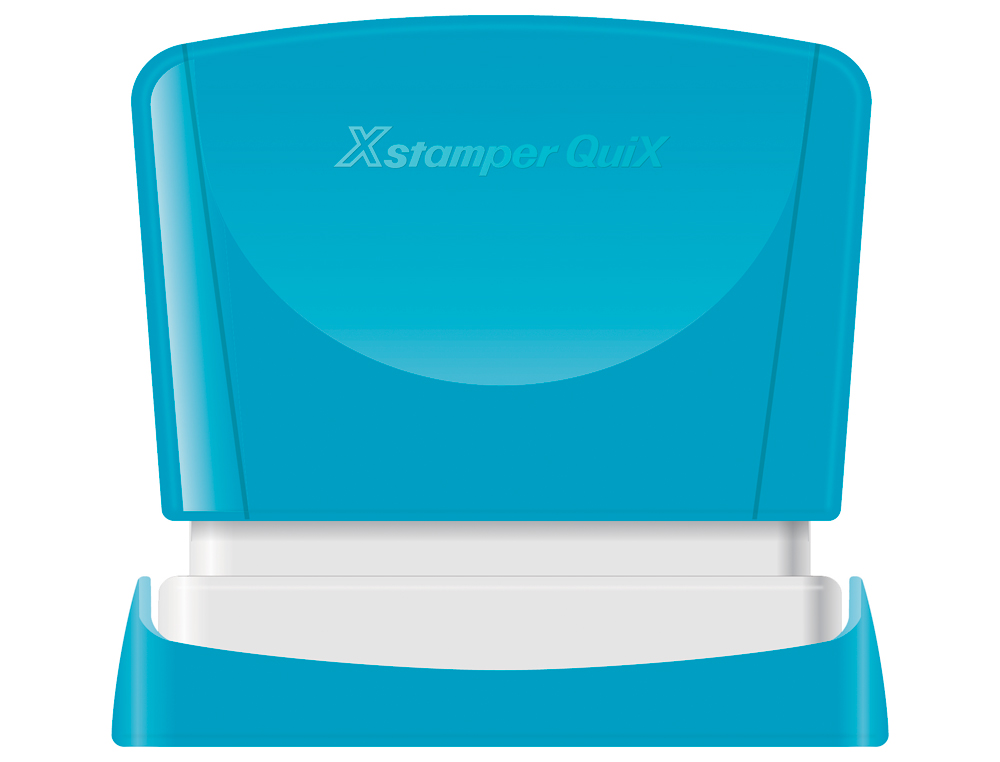 SELLO X'STAMPER QUIX PERSONALIZABLE COLOR NEGRO MEDIDAS 24X49 MM Q-12