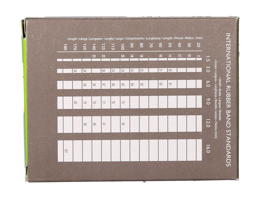 GOMILLAS ELASTICAS Q-CONNECT 100 GR 60X3 MM NUMERO 31