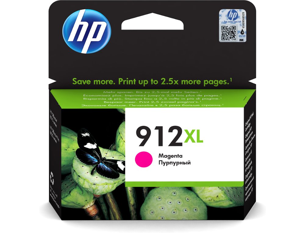 INK-JET HP 912 XL OFFICEJET 8010 / 8020 / 8035 MAGENTA 825 PAG