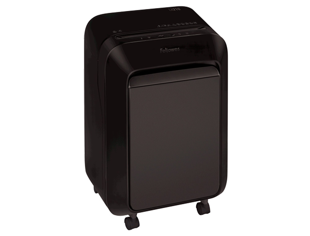 DESTRUCTORA DE DOCUMENTOS FELLOWES LX-210 CAPACIDAD DE CORTE 16 H SEGURIDAD P4 DESTRUYE GRAPAS CLIPS Y