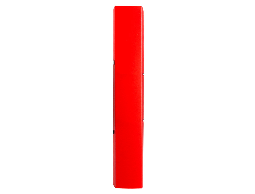 CARPETA LIDERPAPEL CANGURO 2 ANILLAS 40 MM MIXTAS POLIPROPILENO DIN A4 ROJO TRANSLICUDO