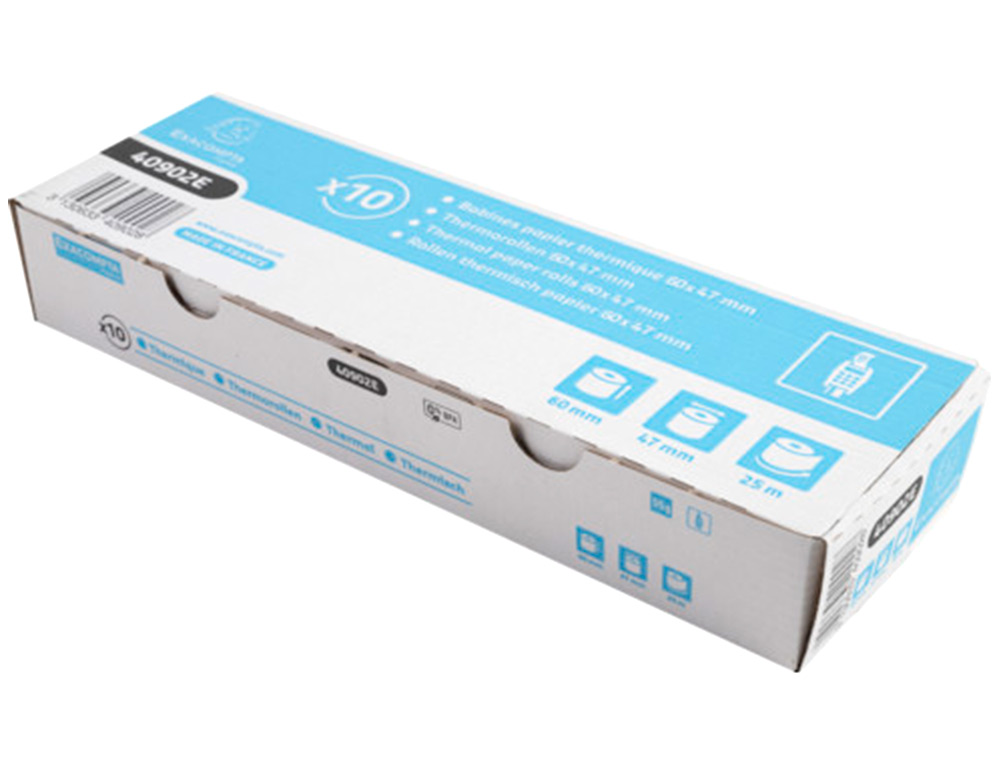 ROLLO SUMADORA EXACOMPTA TERMICO 60 MM X 47 MM 55 G/M2