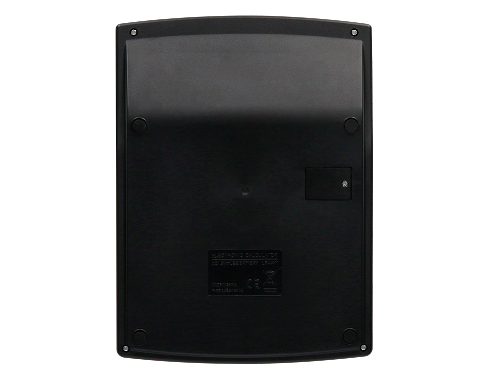 CALCULADORA LIDERPAPEL SOBREMESA XF29 12 DIGITOS SOLAR Y PILAS COLOR NEGRO 190X140X30 MM