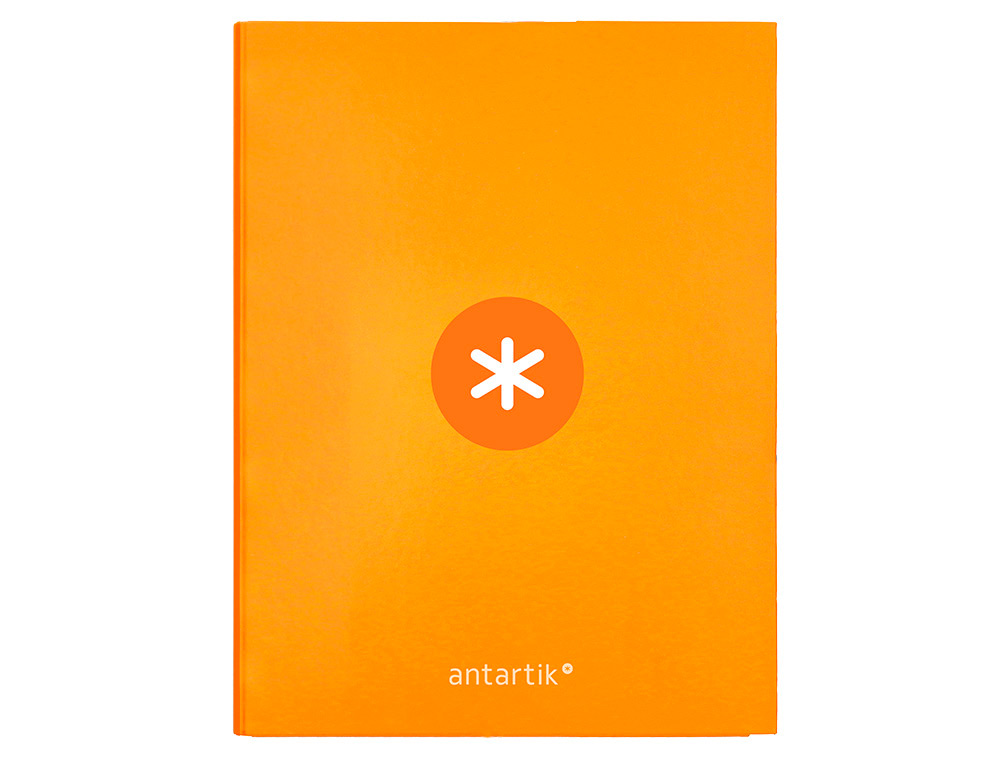 CARPETA ANTARTIK A4 FORRADA 4 ANILLAS 25 MM REDONDAS COLOR MOSTAZA