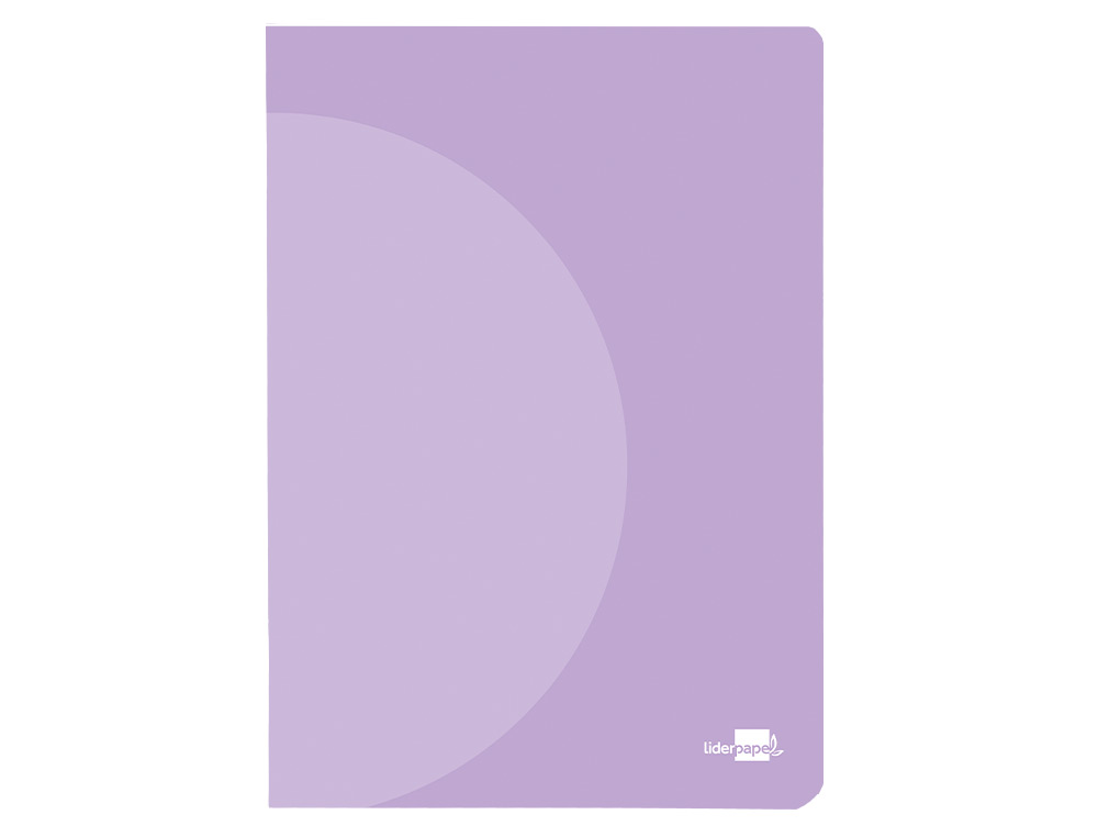 LIBRETA LIDERPAPEL 360 TAPA DE PLASTICO A5 48 HOJAS 90G/M2 CUADRO 5 MM CON DOBLE MARGEN COLORES PASTEL