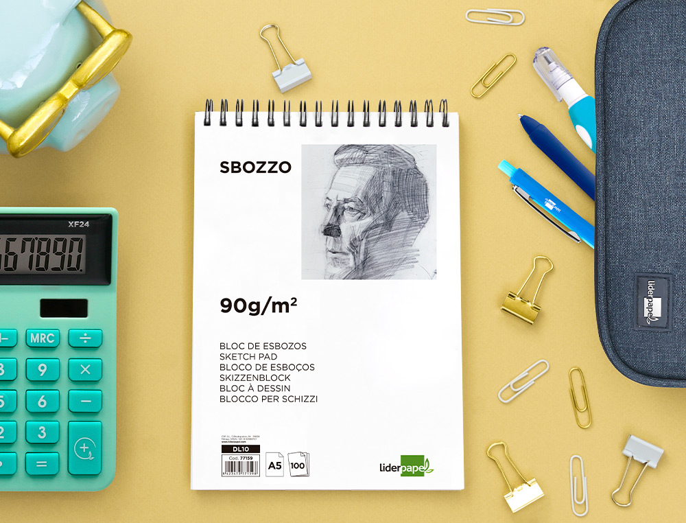 ESTUCHE PORTATODO LIDERPAPEL OVALADO CON ORGANIZADOR INTERIOR PIZARRA Y ASA 1 CREMALLERA SURTIDOS