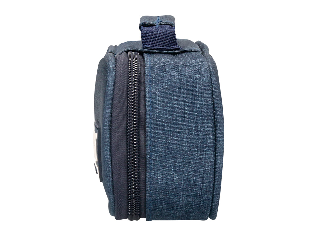 ESTUCHE PORTATODO LIDERPAPEL OVALADO CON ORGANIZADOR INTERIOR PIZARRA Y ASA 1 CREMALLERA SURTIDOS