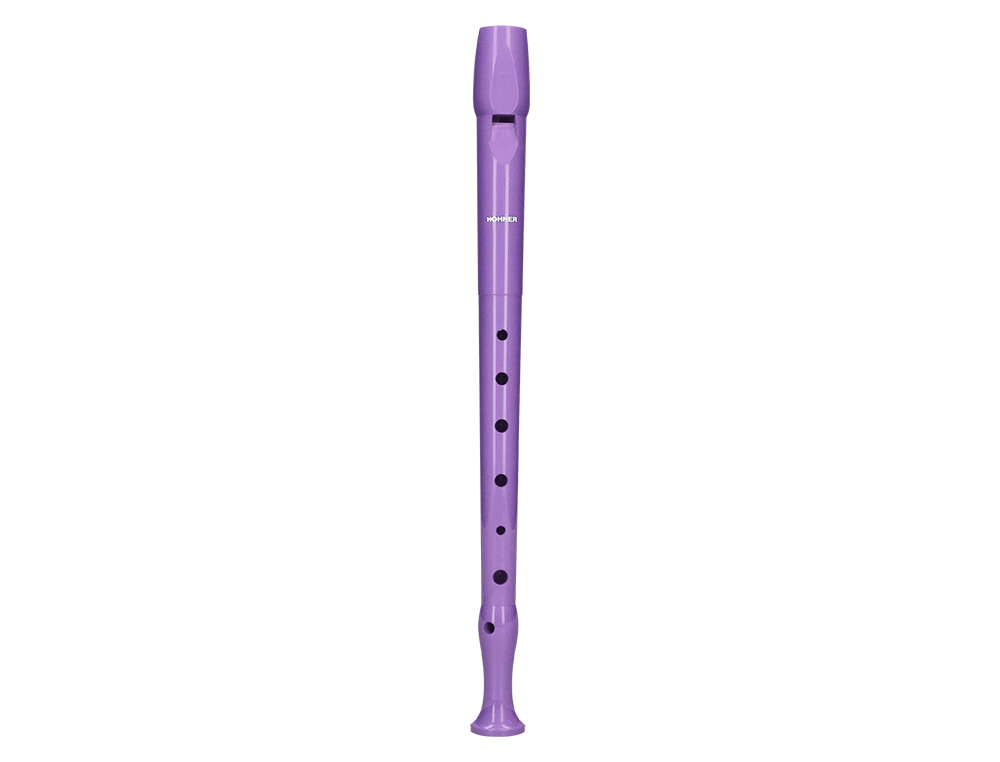 FLAUTA HOHNER 9508 COLOR LAVANDA FUNDA VERDE Y TRANSPARENTE