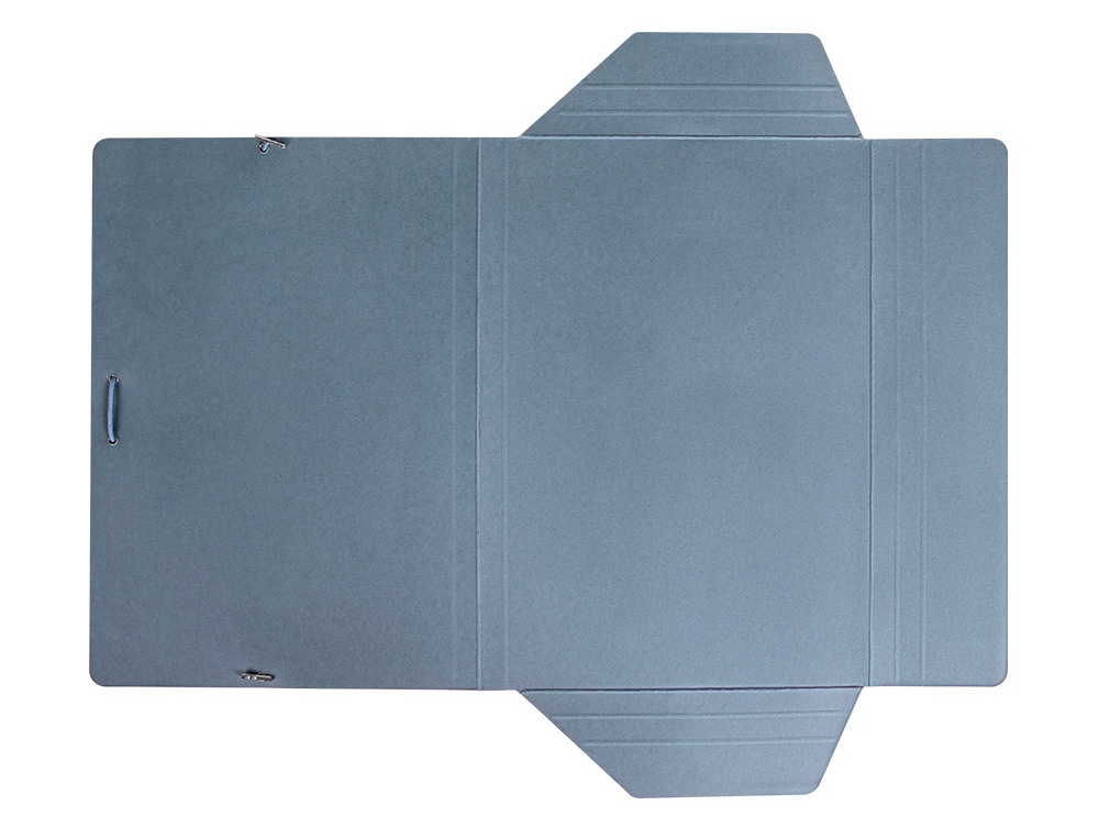 CARPETA LIDERPAPEL GOMAS TRES SOLAPAS CARTON PLASTIFICADO FOLIO COLORES PASTELES SURTIDOS