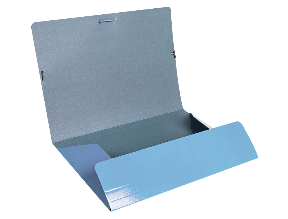 CARPETA LIDERPAPEL GOMAS TRES SOLAPAS CARTON PLASTIFICADO FOLIO COLORES PASTELES SURTIDOS