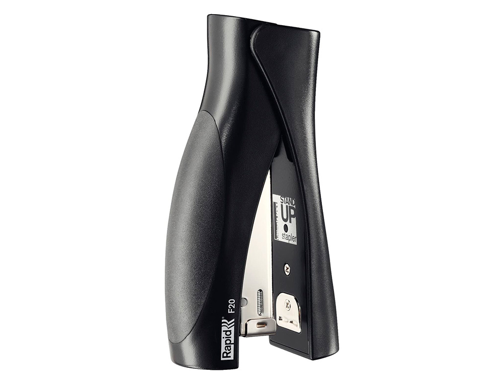 GRAPADORA RAPID VERTICAL ULTIMATE F20 PLASTICO CAPACIDAD DE GRAPADO 20 HOJAS USA GRAPAS 24/6 Y 26/6 COLOR