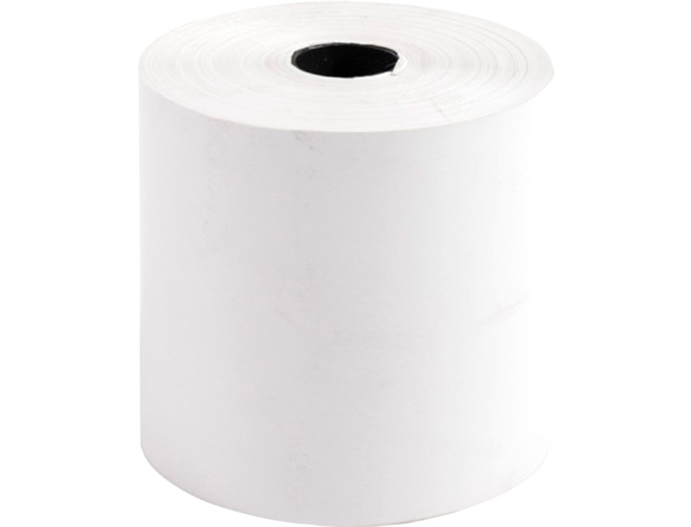 ROLLO SUMADORA TERMICO Q-CONNECT 80 MM ANCHO X 80 MM DIAMETRO SIN BISFENOL A PAPEL DE 70 G/M2