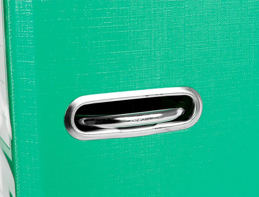 MODULO LIDERPAPEL 3 ARCHIVADORES FOLIO 2 ANILLAS MECANISMO DE PALANCA 52MM VERDE PASTEL
