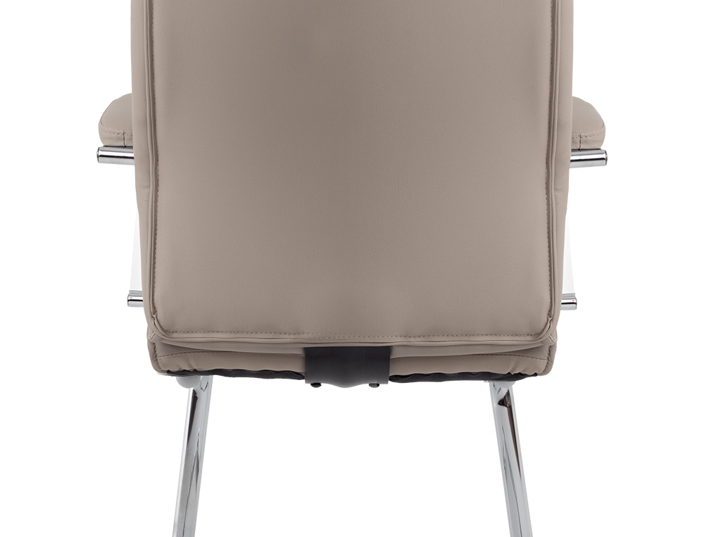 SILLA Q-CONNECT ESCRITORIO MOD ENA SIMIL PIEL BASE METALICA ALT MAX 1050 ANC 630 PROF 650 COLOR GRIS