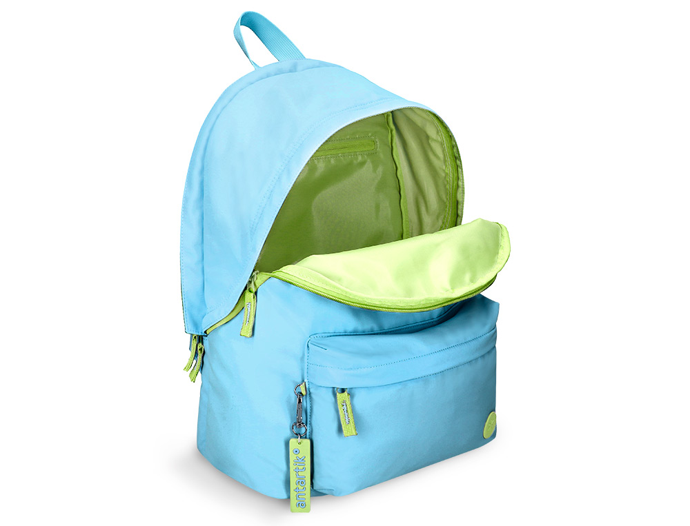MOCHILA ANTARTIK BASIC PACK CON BOLSILLO PARA PORTATIL TURQUESA 20 L 300X160X420 MM