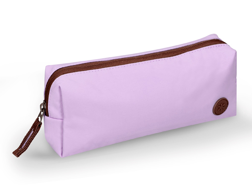 ESTUCHE PORTATODO ANTARTIK BASIC PACK 1 COMPARTIMENTO MORADO COMPAÑERO MOCHILA 80X55X210 MM