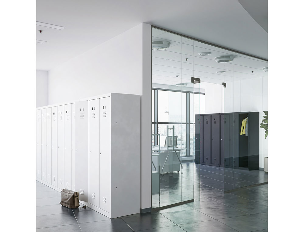 TAQUILLA METALICA ROCADA 300 3 MODULOS X 3 PUERTAS GRIS 910X500X1800 MM