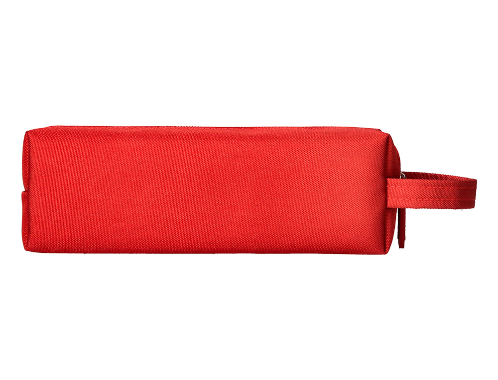ESTUCHE PORTATODO LIDERPAPEL CLASSIC RECTANGULAR CON ASA 210X70MM ROJO