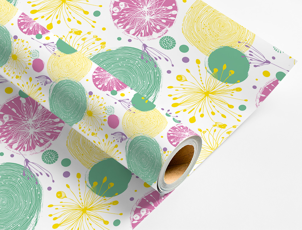 PAPEL DE REGALO LIDERPAPEL TODO AO ROLLO ANCHO 70 CM LONGITUD 2 MT GRAMAJE 60 GR DISEOS SURTIDOS C-2024