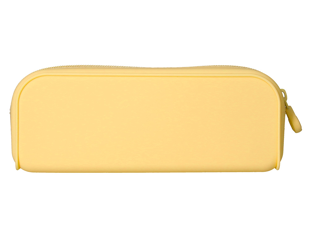 ESTUCHE PORTATODO ANTARTIK PRISMA SILICONA SOFT RECTANGULAR 185X50X75 MM COLOR AMARILLO