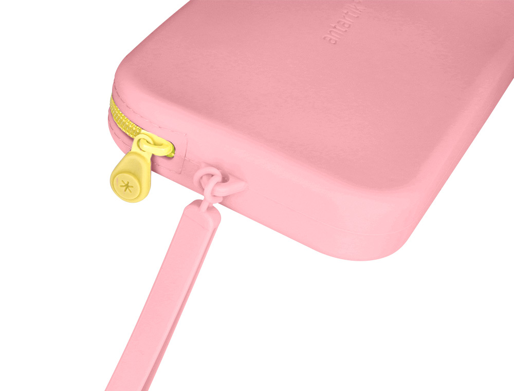ESTUCHE PORTATODO ANTARTIK TROPICAL DIVE SILICONA SOFT RECTANGULAR 190X120X25 MM ROSA CHICLE