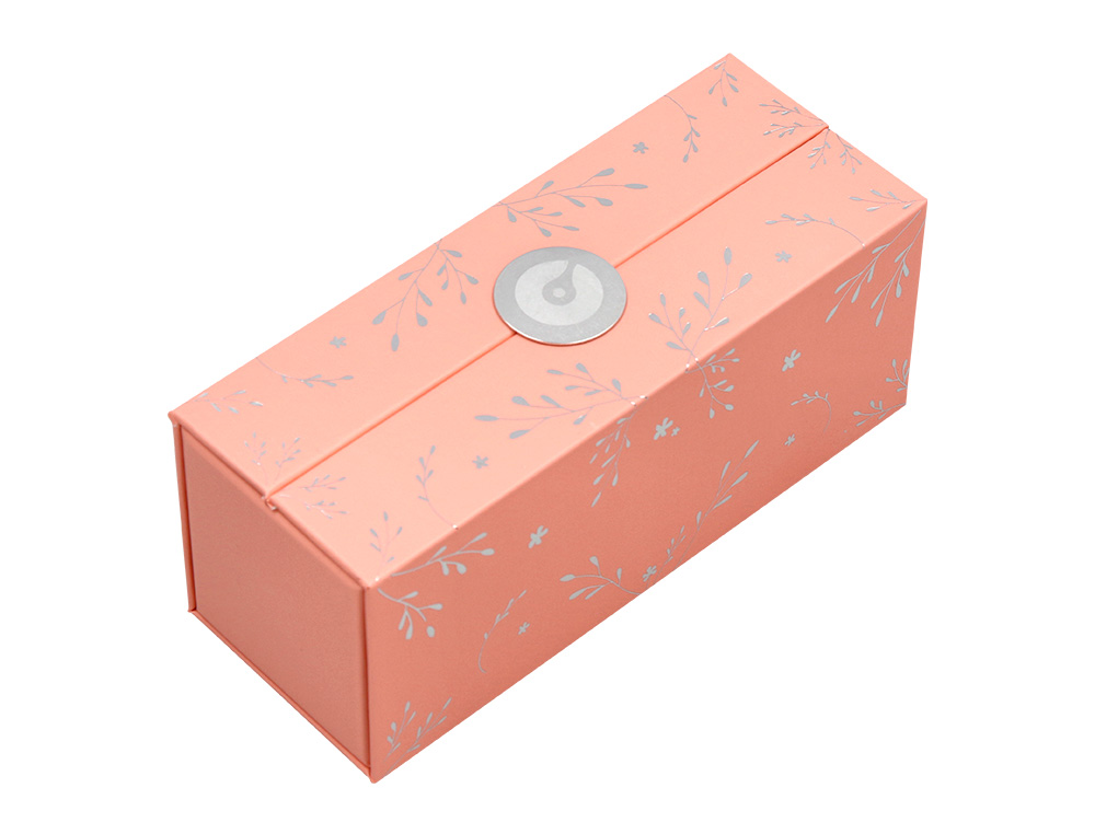 ROLLER BELIUS BELLA ALUMINIO COLOR ROSA DISEÑO PLATEADO RELIEVE TINTA COLOR NEGRO CAJA DE DISEÑO