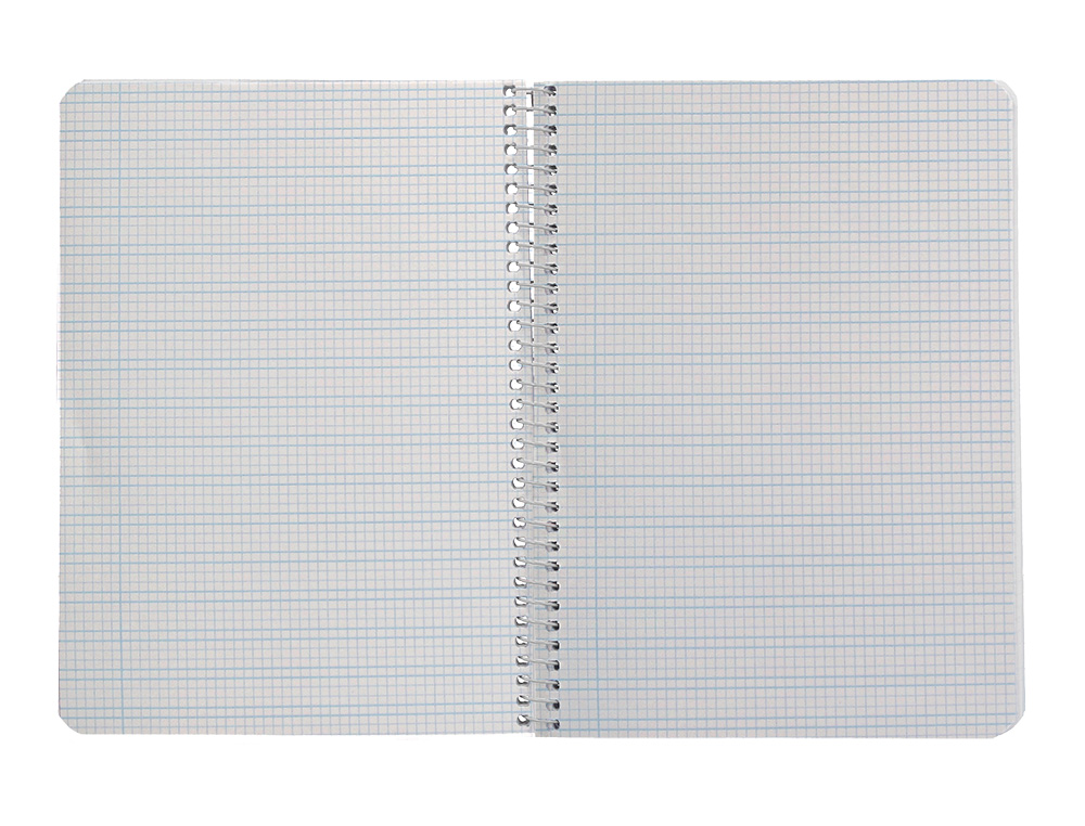CUADERNO ESPIRAL LIDERPAPEL A5 PAUTAGUIA TAPA BLANDA 40H 75 GR CUADRO PAUTADO 3MM COLOR NARANJA