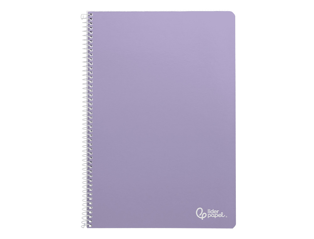 CUADERNO ESPIRAL LIDERPAPEL A4 SMART TAPA BLANDA 80H 75GR RAYADO Nº46 COLORES SURTIDOS