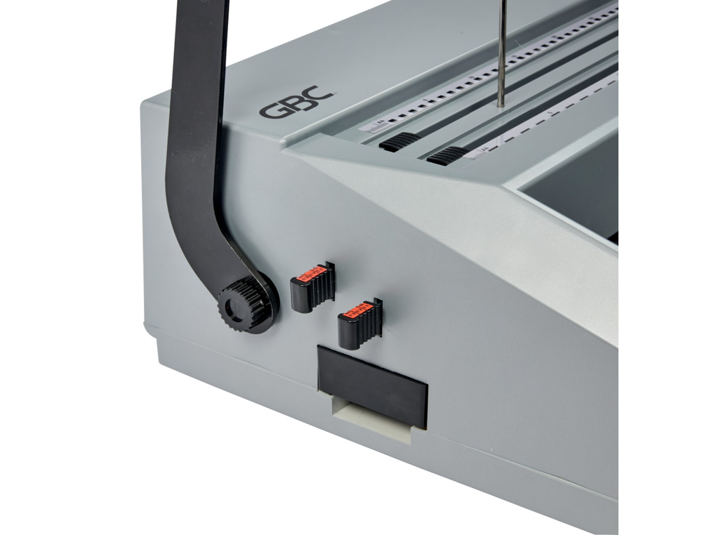 ENCUADERNADORA PARA ESPIRAL GBC MULTIBIND MB20 PERFORA 20 HOJAS TAMAÑO A4 ENCUADERNA 500 HOJAS