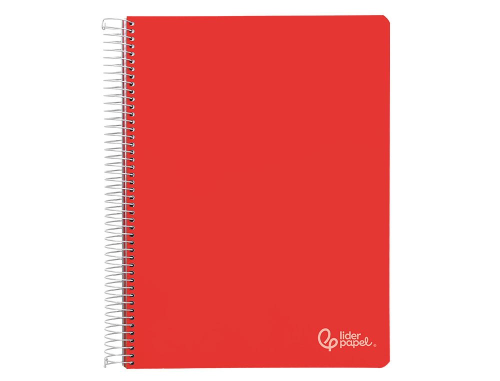 CUADERNO ESPIRAL LIDERPAPEL A4 MICRO WITTY TAPA DURA 120H 90GR CUADRO 5MM 5 BANDAS 4 TALADROS COLORES SURTIDOS