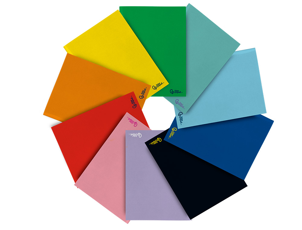 LIBRETA LIDERPAPEL SMART A4 48 HOJAS 75G/M2 HORIZONTAL CON DOBLE MARGEN COLORES SURTIDOS