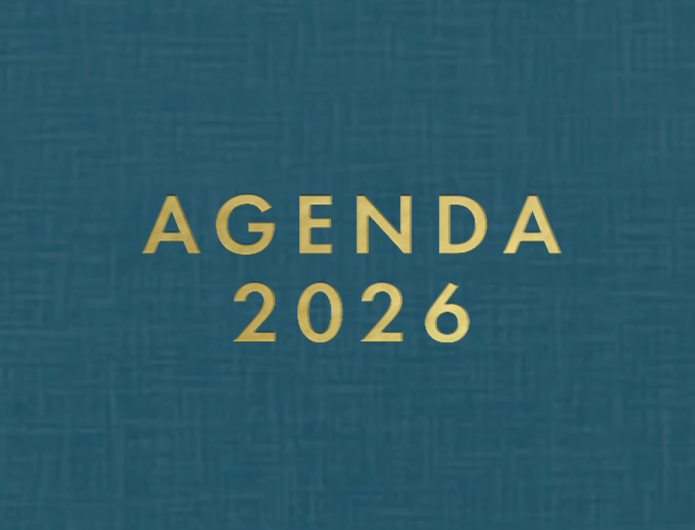 AGENDA ENCUADERNADA LIDERPAPEL PAXOS A5 2026 DIA PAGINA PAPEL 70 GR FSC